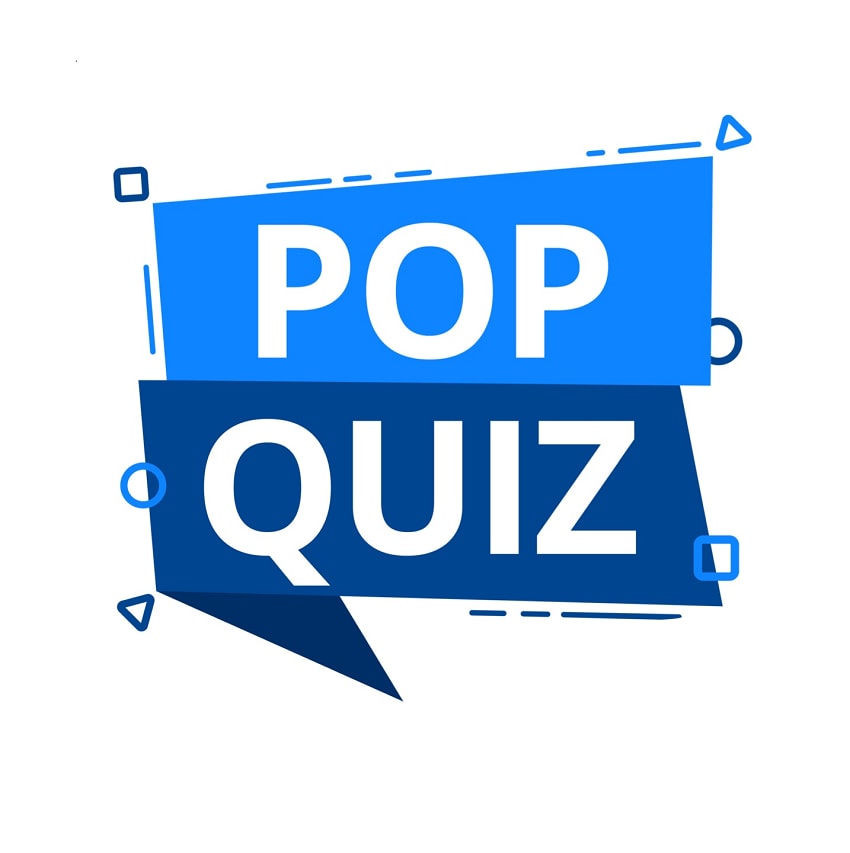 pop quiz