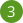 a label with the number 3