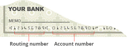 bank account number on check chase