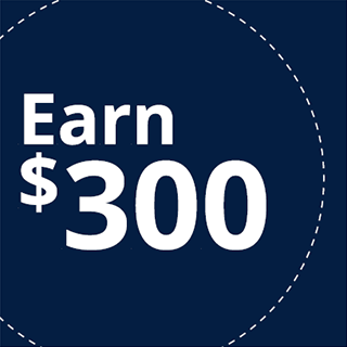 Earn $300