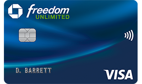 Chase Freedom Unlimited Registered Mark credit card