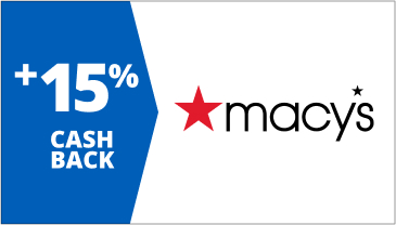 Ultimate Rewards - Macy's + 15% Cash Back