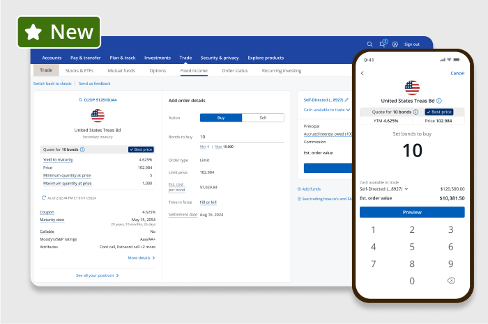 new and improved trade ticket