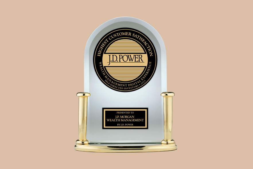 J.D.Power Highest Customer Satisfaction | Wealth management Digital Experience | Self-Directed Investors 2023 | Presented to J.P. Morgan Wealth Management by J.D. power