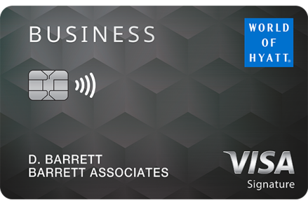 World of Hyatt business Visa Signature Credit Card