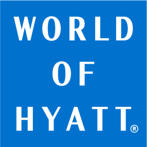 World of Hyatt logo; links to Chase Hyatt page