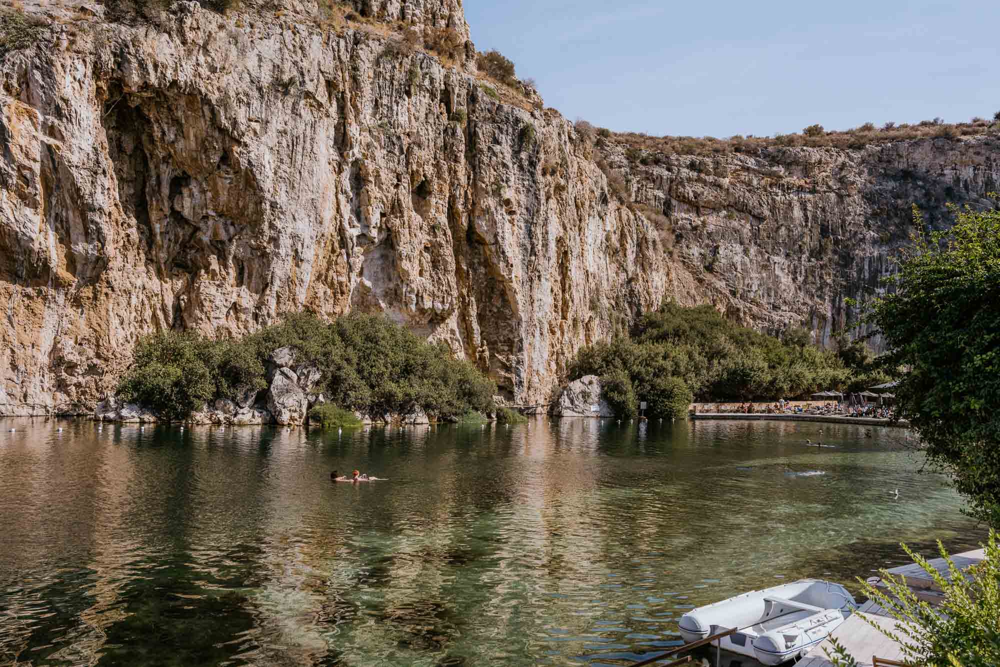 Athens Riviera's Lake Vouliagmeni