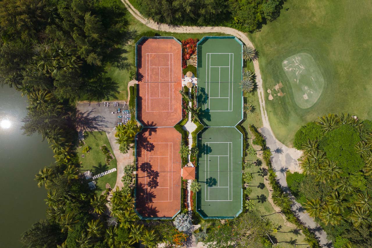 Tennis courts